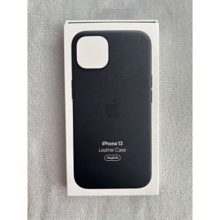 アップル(Apple)のiPhone13 レザーケース　ミッドナイト　純正(iPhoneケース)