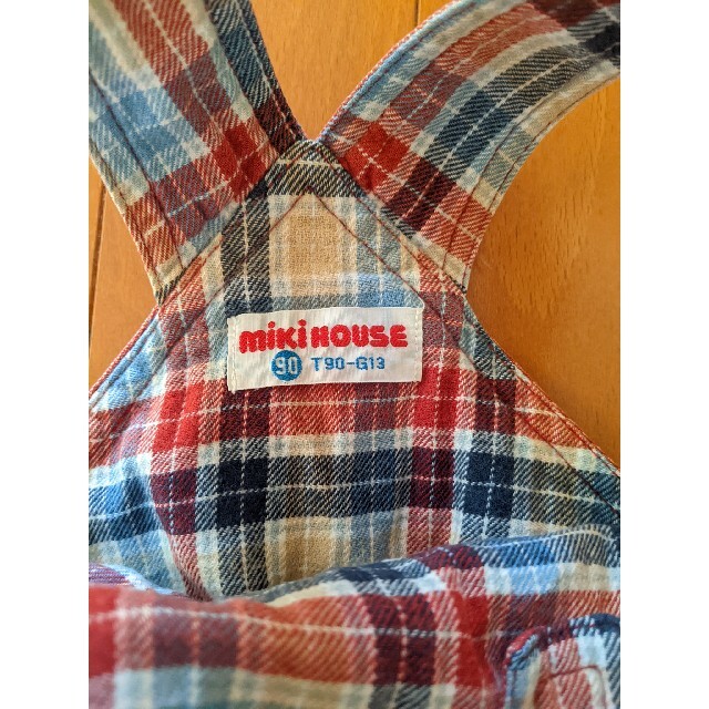 mikihouse(ミキハウス)のミキハウス　サロペット　90 キッズ/ベビー/マタニティのキッズ服女の子用(90cm~)(パンツ/スパッツ)の商品写真