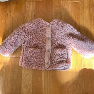 ザラキッズ(ZARA KIDS)のzarakids ザラキッズ90ピンクボアコート(コート)