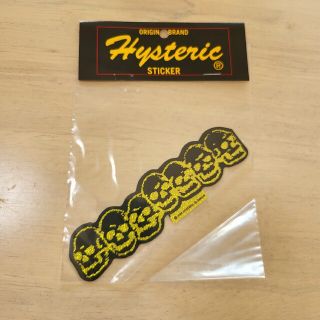 ヒステリックグラマー(HYSTERIC GLAMOUR)の【ヒステリックグラマー】ステッカー5 スカル ドクロ ゴールド ラメ(シール)