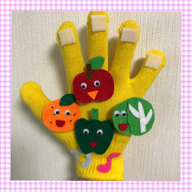 りんごがころころ手袋シアター キッズ/ベビー/マタニティのおもちゃ(知育玩具)の商品写真