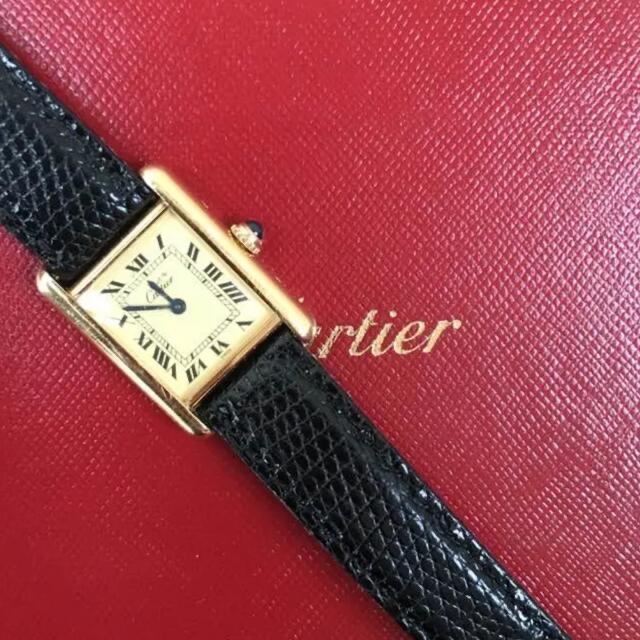 Cartier(カルティエ)の正規品 カルティエ時計 レディース マストタンク レディースのファッション小物(腕時計)の商品写真