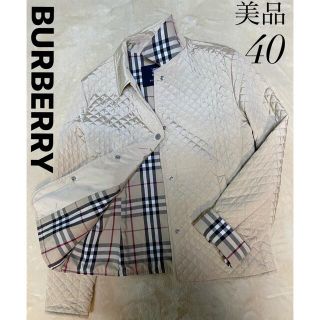 バーバリー(BURBERRY)の【美品】BURBERRY LONDON キルティングジャケット 裏地ノバチェック(ブルゾン)