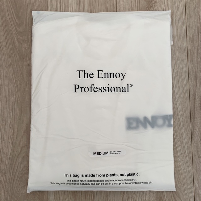 トップス【新品】ennoy ENNOY オーバーサイズTシャツ　M