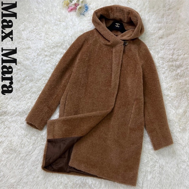 美品♡Lサイズ♡最高級♡アルパカ♡Max Mara マックスマーラ コート | フリマアプリ ラクマ