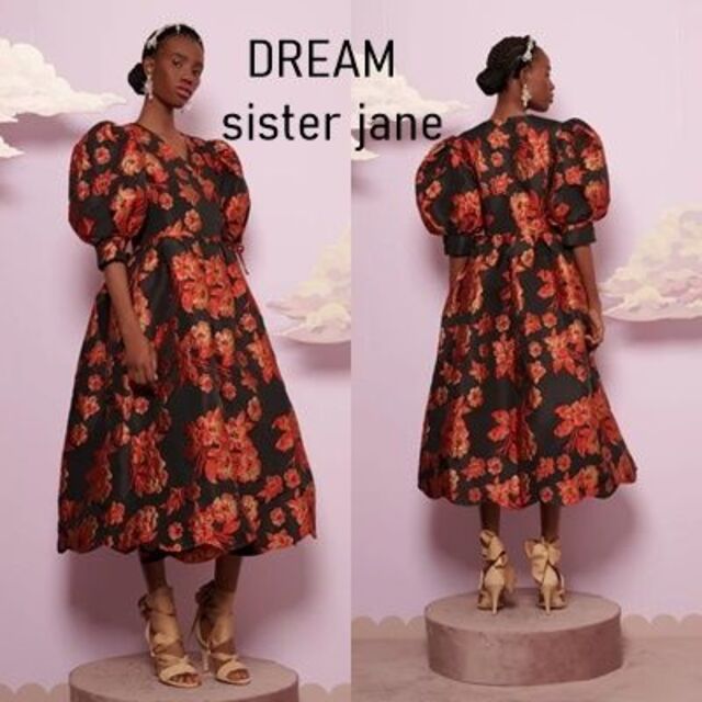 超目玉】 DREAM Sister Jane ジャガード ラップワンピース ひざ丈