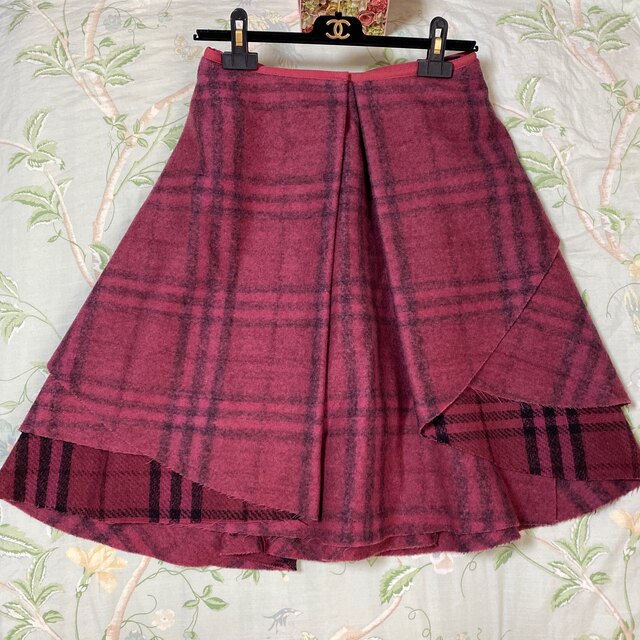 バーバリー BURBERRY スカート チェック バーバリープローサム 専門