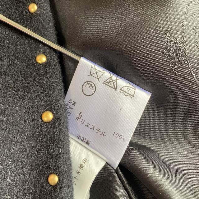 TOCCA(トッカ)のトッカ 2 ウール 黒 ブラック ロングコート 暖かい 未使用に近い DMW レディースのジャケット/アウター(ロングコート)の商品写真