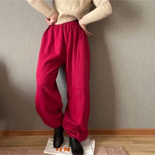 ヘインズ(Hanes)のHanes ショッキングピンクスウェットパンツ(カジュアルパンツ)