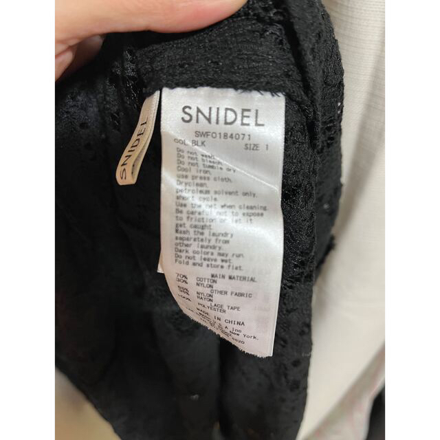 SNIDEL(スナイデル)のsnidel レースワンピース   レディースのワンピース(ひざ丈ワンピース)の商品写真