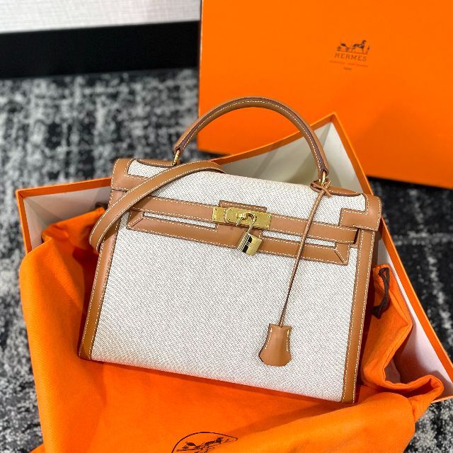 格安SALEスタート! Hermes - HERMES エルメス ケリー32 トワル ...