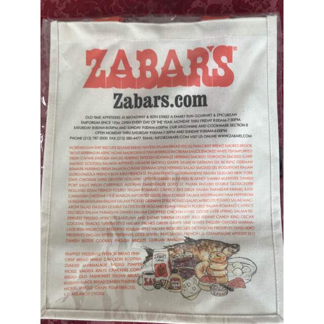 ZABARS ゼイバーズ　トートバッグ　エコバッグ 1