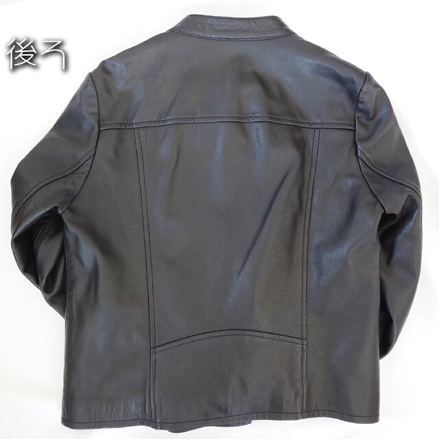 ラムレザー ライダースジャケット 黒 Mサイズ 1