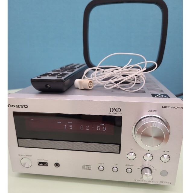 cr-n765 CD動品　リモコン付き。オーディオ機器