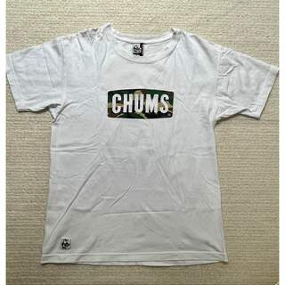 チャムス(CHUMS)のCHUMS 半袖Ｔシャツ　白色　Lサイズ(Tシャツ(半袖/袖なし))