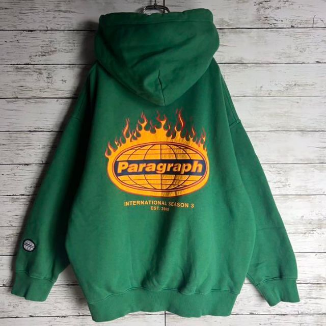 コムドットゆうた着用】paragraph 超希少カラー ファイヤーロゴ
