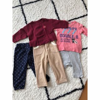 ユニクロ(UNIQLO)のベビー服　保育園着セット　まとめ売り　おとこのこ　おんなのこ　男女兼用(Tシャツ/カットソー)