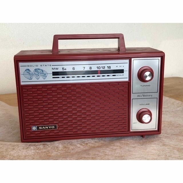レトロ家電　サンヨー　AMラジオ　6C-140