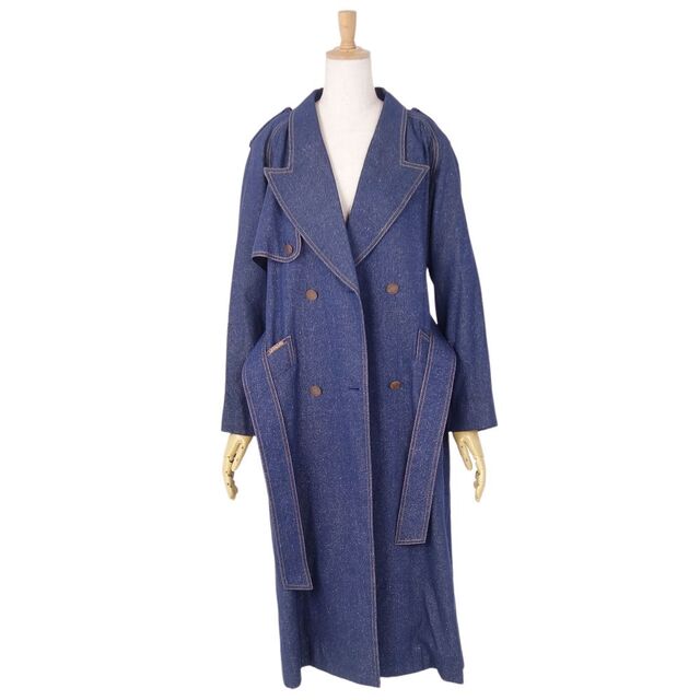 レオナール LEONARD FASHION コート トレンチコート デニム 裏