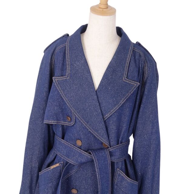 レオナール LEONARD FASHION コート トレンチコート デニム 裏