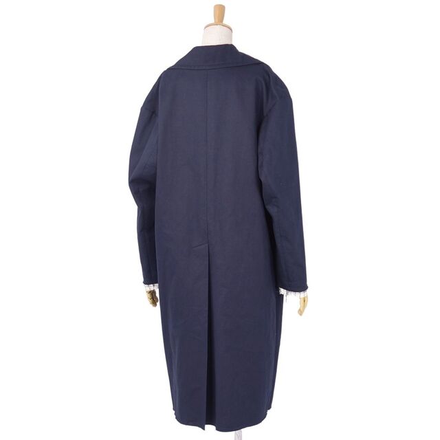 美品 マルニ MARNI コート ロングコート ボタンレス コットン 無地
