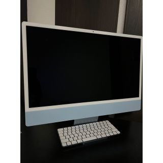 アップル(Apple)のApple iMac 24inch 2021 M1 "Blue"(デスクトップ型PC)