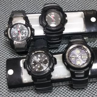 ジーショック(G-SHOCK)のG-SHOCK 4本 動作品ですがジャンク(腕時計(デジタル))