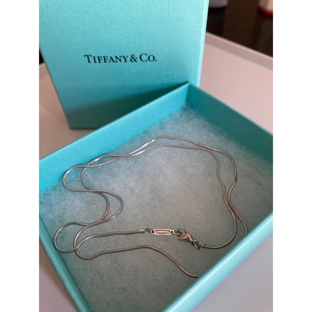 Tiffany & Co. - ティファニー TIFFANY&Co ネックレス 50cm K18 WG 750