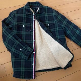 トミーヒルフィガー(TOMMY HILFIGER)の【美品】トミーヒルフィガー　チェックボアシャツ　120cm キッズ(ブラウス)