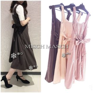 トッコクローゼット(TOCCO closet)のꕤ୭* MISCH MASCH バックリボンジャンスカ ꕤ୭*(ロングワンピース/マキシワンピース)