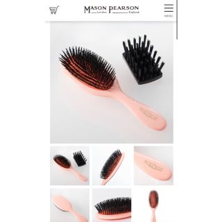 メイソンピアソン(MASON PEARSON)の【専用出品】メイソンピアソン　ハンディブリッスル  ピンク(ヘアブラシ/クシ)