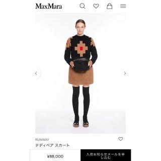 マックスマーラ(Max Mara)のMaxMara  テディベア　ミニスカート(ミニスカート)