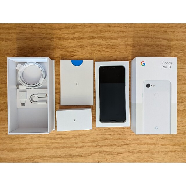 Google Pixel3 128GB クリアリーホワイト スマホ/家電/カメラのスマートフォン/携帯電話(スマートフォン本体)の商品写真