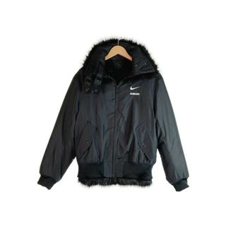 アンブッシュ(AMBUSH)の★アンブッシュ×ナイキ リバーシブル ジップアップブルゾン ブラック sizeS(フライトジャケット)