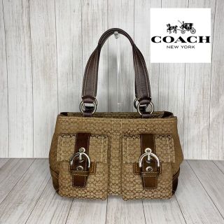 コーチ(COACH)のCOACH コーチ シグネチャー　ハンドバッグ　トートバッグ(ハンドバッグ)