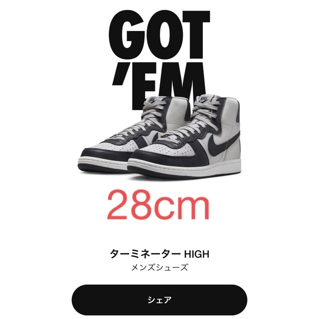 NIKE ターミネーター HIGH ジョージタウン