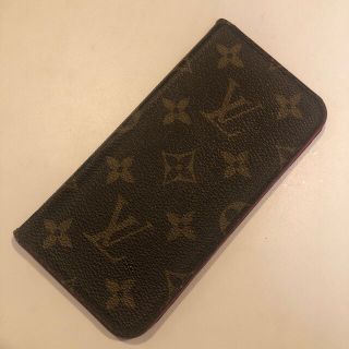 ルイヴィトン(LOUIS VUITTON)のルイヴィトン手帳型スマホケースiPhoneX(iPhoneケース)