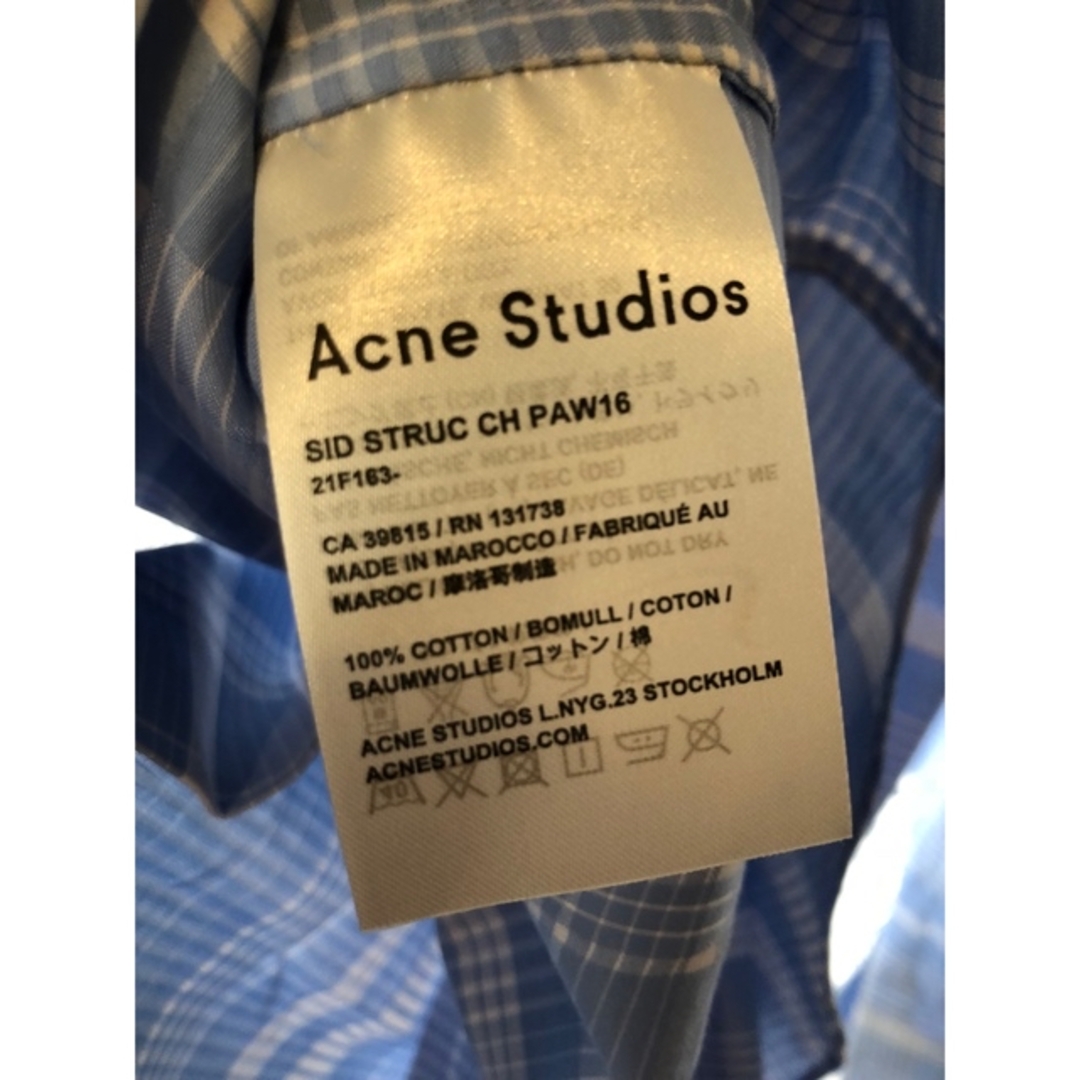 Acne Studios(アクネストゥディオズ)の【新品SALE】Acne Studios コットンシャツ サイズ46 メンズのトップス(シャツ)の商品写真