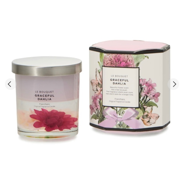 Francfranc(フランフラン)のFrancfranc LE BOUQUET CANDLE ハンドメイドのインテリア/家具(アロマ/キャンドル)の商品写真