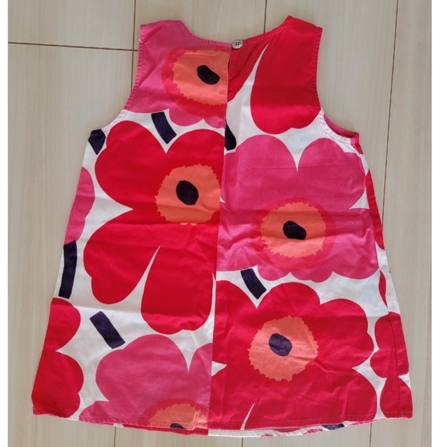 marimekko(マリメッコ)のマリメッコ　ワンピース　キッズ 90 95 キッズ/ベビー/マタニティのキッズ服女の子用(90cm~)(ワンピース)の商品写真