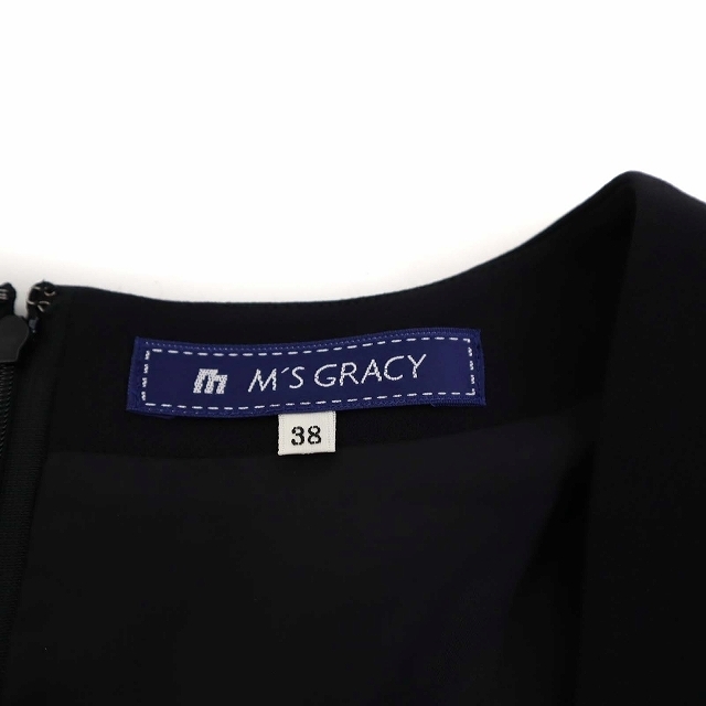 [専用]M'S GRACY????エムズグレーシー　ノースリーブワンピース　黒