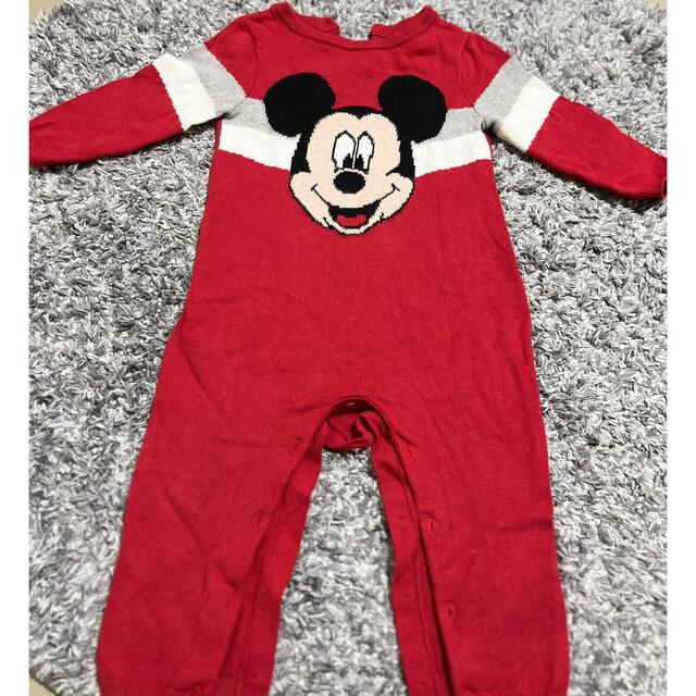 『新品』babyGap×Disney ミッキー柄 長袖ボディ 80㎝