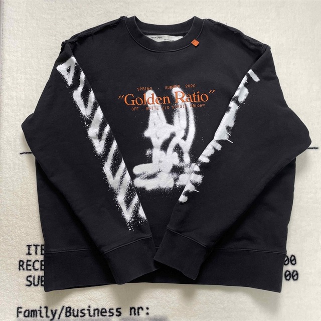 OFF-WHITE CREWNECKスウェット Golden Ratio