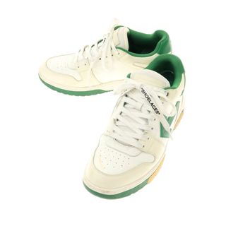 オフホワイト(OFF-WHITE)の【中古】オフホワイト OFF-WHITE VINTAGE CLASSIC LOW レザー ミッドカット スニーカー【サイズ43】【メンズ】(スニーカー)