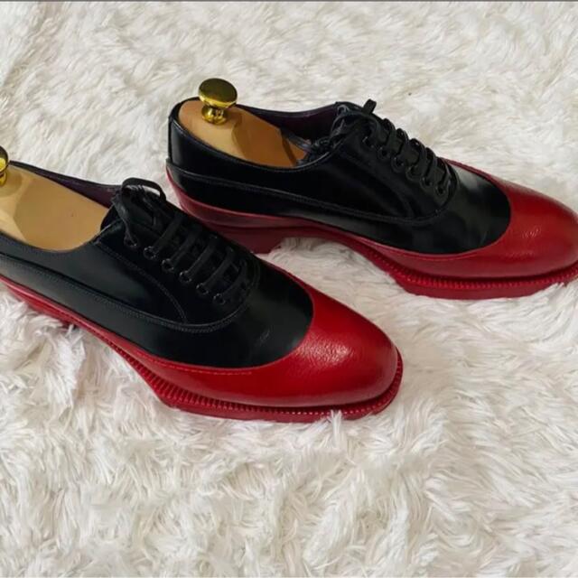 PRADA - プラダ ラバーソール 革靴 12aw 赤 美品 38サイズ 25センチ相当の通販 by かず's shop｜プラダならラクマ