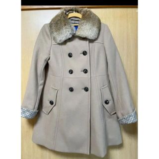 バーバリー(BURBERRY)のBURBERRY ファーコート 36(毛皮/ファーコート)