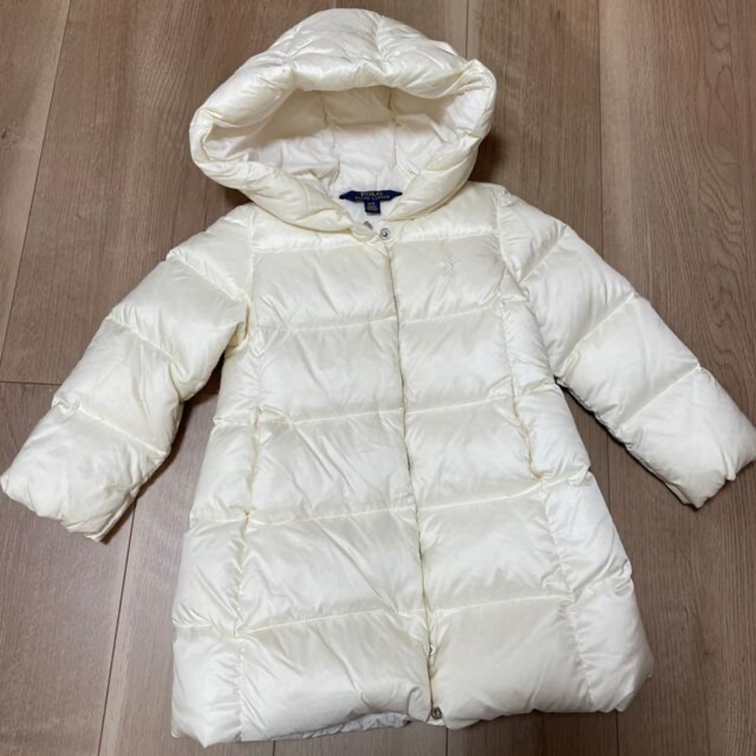 POLO ラルフローレン ダウン 白 100cm - コート