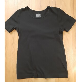 ムジルシリョウヒン(MUJI (無印良品))の無印良品 コットン100% 黒 Tシャツ(Tシャツ(半袖/袖なし))