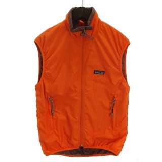 パタゴニア(patagonia)のパタゴニア パフボール 中綿ベスト ジップアップ 84015 オレンジ XS (ベスト)