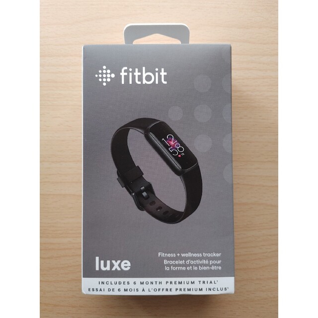 Fitbit Luxe トラッカー ブラックトレーニング/エクササイズ